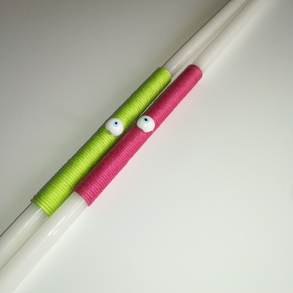 Λαμπαδάκια σετ των 2 multicolour με ματάκι - λαμπάδες, ζευγάρια, για ενήλικες, για εφήβους - 4