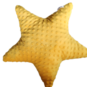 Μαξιλάρι Αστεράκι με minky ύφασμα - αστέρι, μαξιλάρια