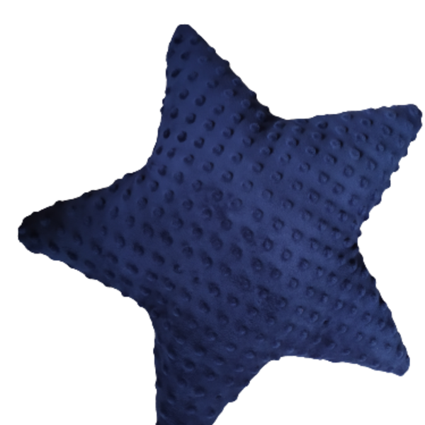 Μαξιλάρι Αστεράκι με minky ύφασμα - αστέρι, μαξιλάρια - 2