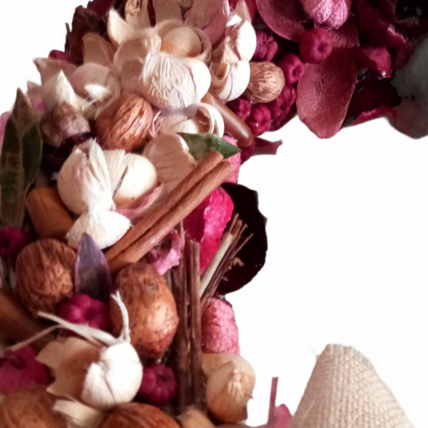 Στεφάνι με αρωματικά λουλούδια - στεφάνια, διακόσμηση, αρωματικό - 5
