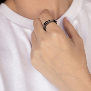 "Seduction" Ασημένιο δαχτυλίδι, επιροδιωμένο. - βεράκια, σταθερά, ασήμι, επιροδιωμένα