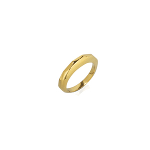 "Seduction" Ασημένιο δαχτυλίδι, επίχρυσο - βεράκια, σταθερά, ασήμι, επιχρυσωμένα