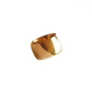 Δαχτυλίδι minimal φαρδύ σε χρυσό χρώμα από ανοξείδωτο ατσάλι - μεγάλα, σταθερά, ατσάλι, φθηνά, minimal