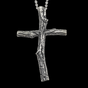 Σταυρός ΚΛΑΔΙ - ασήμι 925, σταυρός, μακριά, ατσάλι - 3