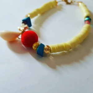 Summer bracelet! - charms, κοχύλι, χεριού, αυξομειούμενα, φθηνά - 2