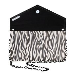 Φάκελος Φελλός με Αλυσίδα "Zebra" - animal print, φάκελοι, ώμου, all day, φελλός - 3