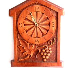 Ξύλινο Ρολόι τοίχου - τοίχου, επιτραπέζια, ξύλο
