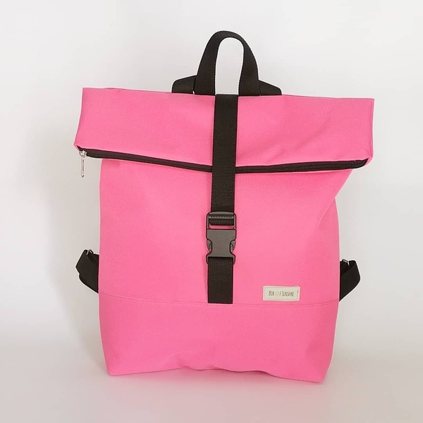 Noemi backpack Rose (τσάντα πλάτης) - ύφασμα, πλάτης, all day - 3