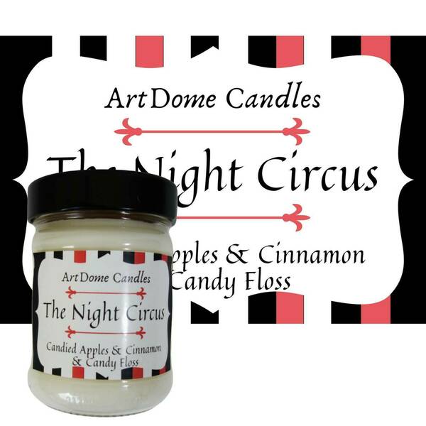 Φυτικό κερί σόγιας "The Night Circus" - αρωματικά κεριά, κεριά, φυτικό κερί, κερί σόγιας - 2