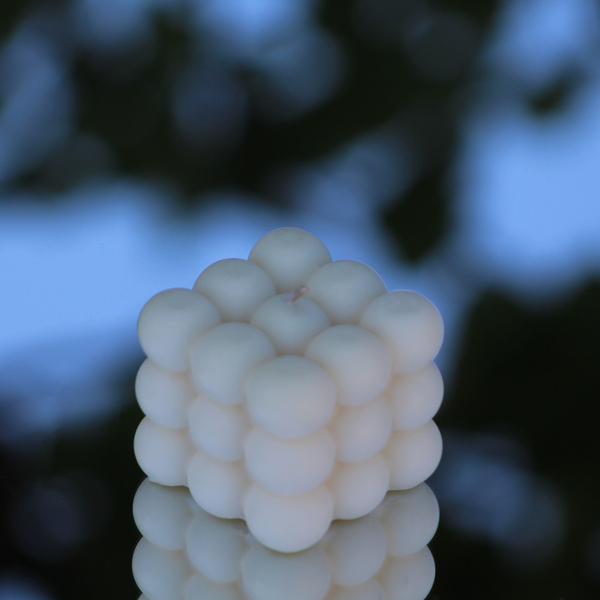 Αρωματικό Κερί σε σχημα Bubbles (Μαύρη Ορχιδέα) - αρωματικά κεριά - 3