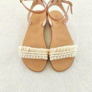 BOHO SUMMER SANDALS “BRIDE” - δέρμα, boho, νυφικά, φλατ, ankle strap