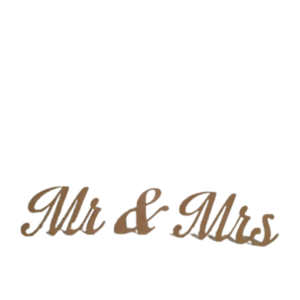 Υλικό διακόσμησης για γάμο " Mr & Mrs - mr & mrs, είδη γάμου, υλικά κατασκευών - 2