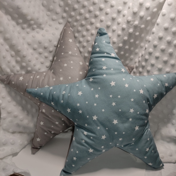 Διακοσμητικό μαξιλάρι αστέρι 40x40cm - κορίτσι, αγόρι, αστέρι, μαξιλάρια, δωμάτιο παιδιών - 5