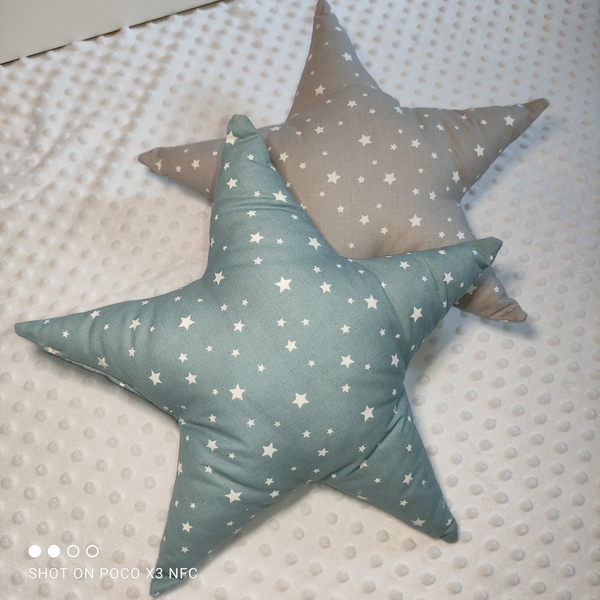 Διακοσμητικό μαξιλάρι αστεράκι 40x40cm - κορίτσι, αγόρι, αστέρι, μαξιλάρια, δωμάτιο παιδιών - 3