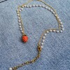 Tiny 20220106163016 0473565a strawberry minimal necklace