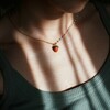 Tiny 20220106163015 149dad1f strawberry minimal necklace