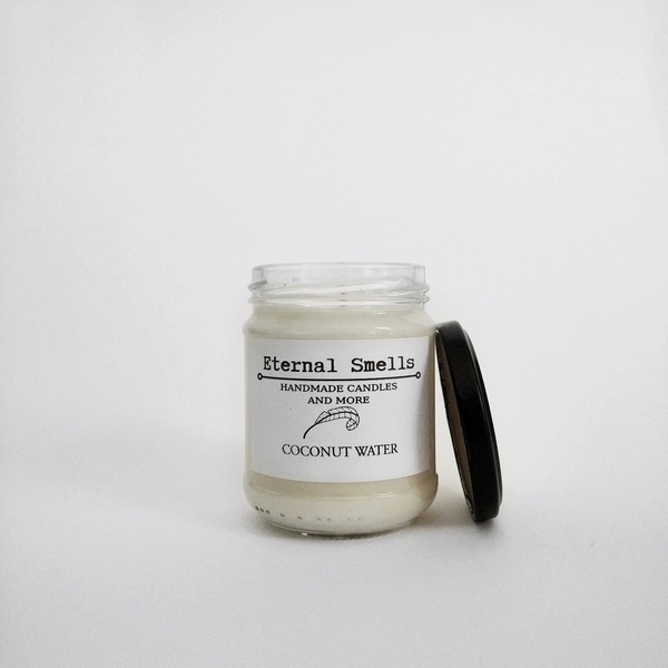 Coconut Water-Αρωματικό Κερί Σόγιας - αρωματικά κεριά - 2