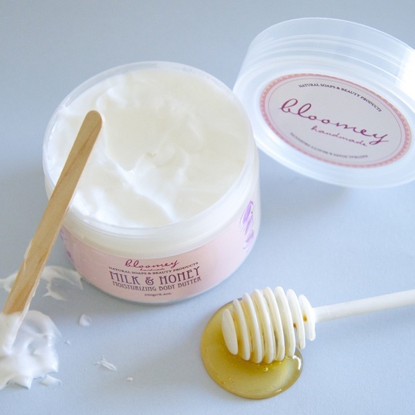 Ενυδατικό Body Butter Με Άρωμα Μέλι & Γάλα - κρέμες σώματος - 2