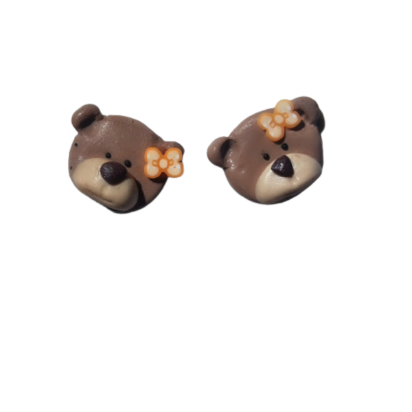 Σκουλαρίκια αρκουδάκι - καθημερινό, αρκουδάκι, κοσμήματα, παιδικά σκουλαρίκια