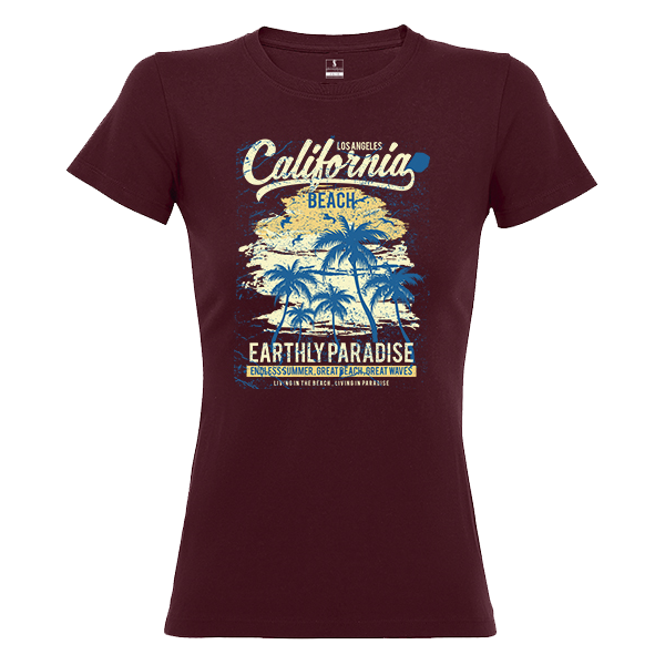 Γυναικείο t-shirt "California" - βαμβάκι, γυναικεία - 3