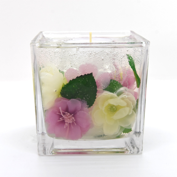 Χειροποίητο κερί gel σε γυάλινο δοχείο με άρωμα βανίλια - χειροποίητα, αρωματικά κεριά