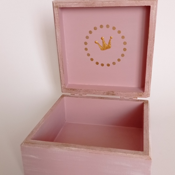 Κουτάκι από ξύλο mtf κύκνος κοσμηματοθήκη 14*14*7,5εκ.ύψος - κορίτσι, δώρο, κουτί, δώρα για βάπτιση, δώρο γέννησης - 5
