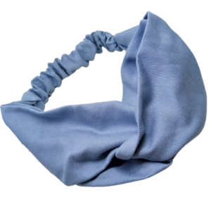 Κορδέλα Turban Style γαλάζια - για τα μαλλιά, turban, δώρα για γυναίκες, κορδέλες μαλλιών - 2