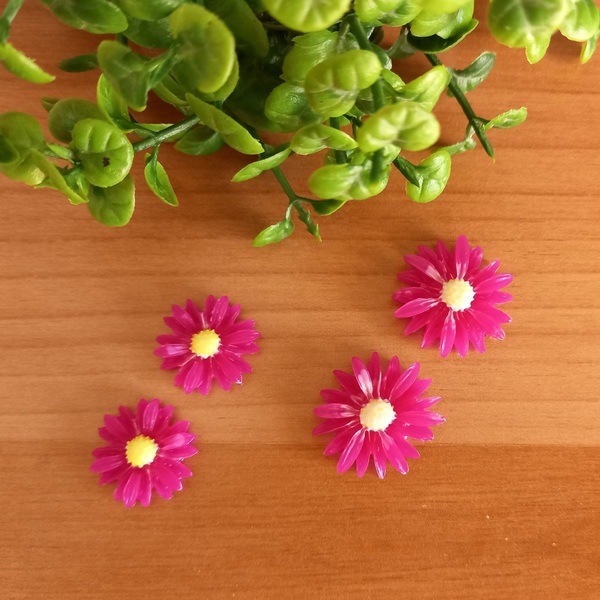 Σκουλαρίκια καρφωτά λουλούδι "Τζενεράλι 2" με υγρό γυαλί. - γυαλί, λουλούδι, καρφωτά, μικρά, ατσάλι, καρφάκι - 3