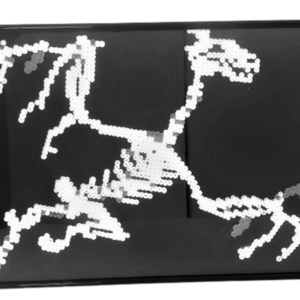 dragon skeleton pixel art - πίνακες & κάδρα - 3