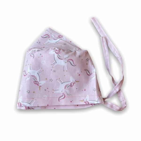 Σκουφάκι χειρουργείου pink unicorn - γυναικεία, δώρο για γιατρό - 2