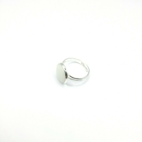 Κομψό δαχτυλίδι σε στρογγυλό υγρό γυαλί - γυαλί, αυξομειούμενα - 2