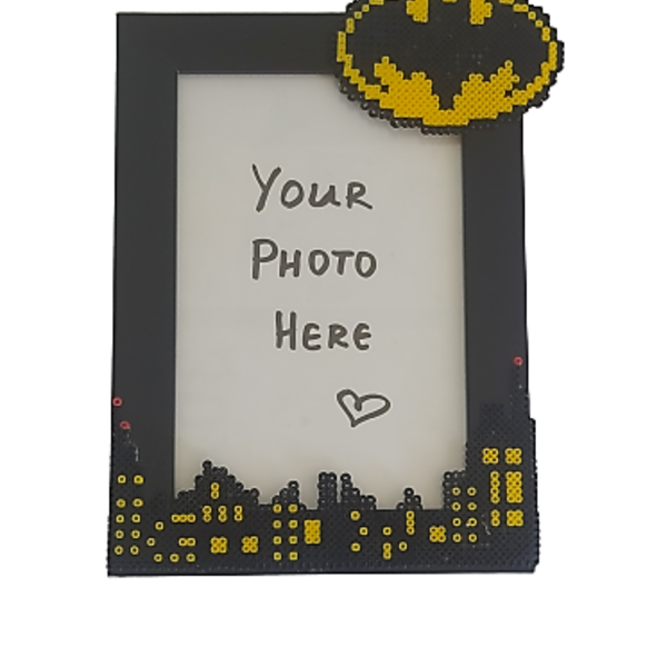 Batman pixelart frame - ξύλο, γυαλί, πλαστικό, σπίτι, κορνίζες - 3
