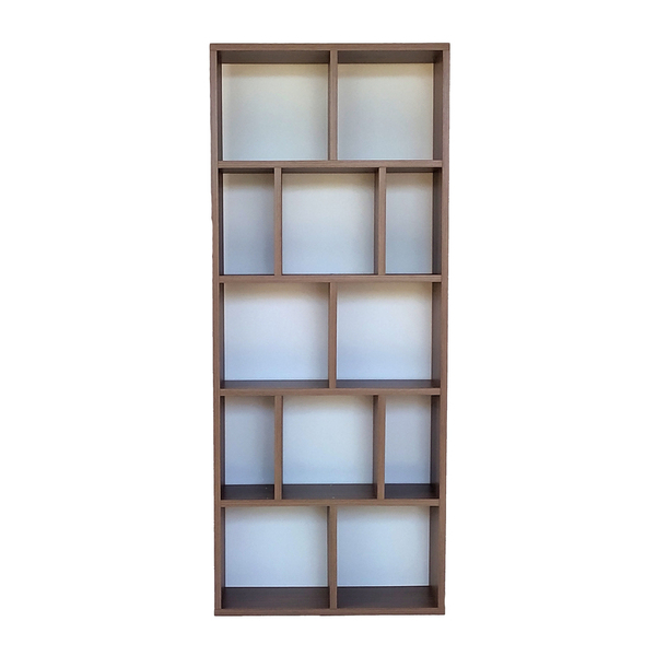 Βιβλιοθήκη Epiplo Handmade,απο μελαμίνη απόχρωση ξύλου 142x60x20 YxΠxB - διακόσμηση - 2