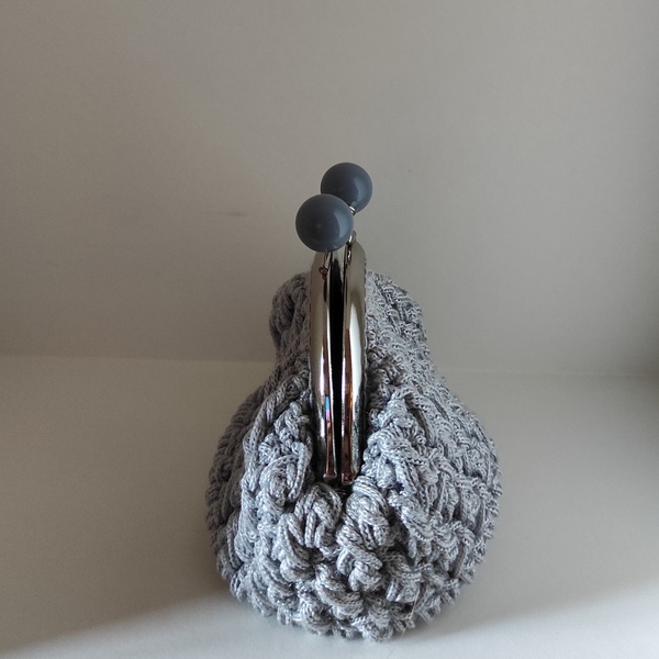 Crochet Πορτοφόλι με κούμπωμα, βελονάκι, χειροποίητο κλειδαριά φιλί - crochet, woman, πορτοφόλια κερμάτων - 5