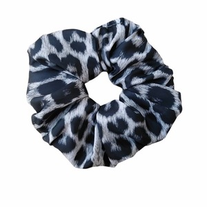 Animal print σατέν xl scrunchie - λαστιχάκια μαλλιών, animal print, boho
