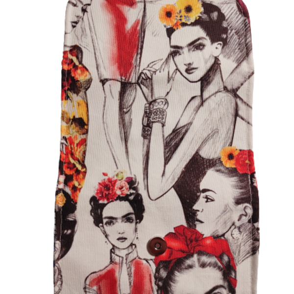 Θήκη καπνού Frida - χειροποίητα, καπνοθήκες, frida kahlo - 4