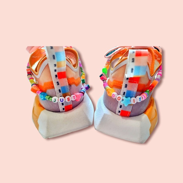 Sneakerstrap - sneakercord με πολύχρωμα φρούτα και smiley - κορδόνια, candy, ποδιού - 2