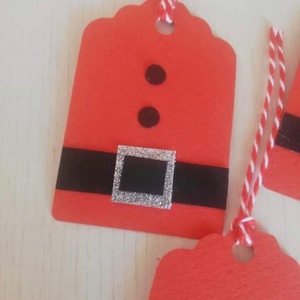Santa Clause Christmas tags - χριστουγεννιάτικα δώρα, άγιος βασίλης, ευχετήριες κάρτες - 3