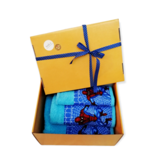 Σετ πετσέτες Spiderman, 3 τεμάχια σε κουτί δώρου - πετσέτες