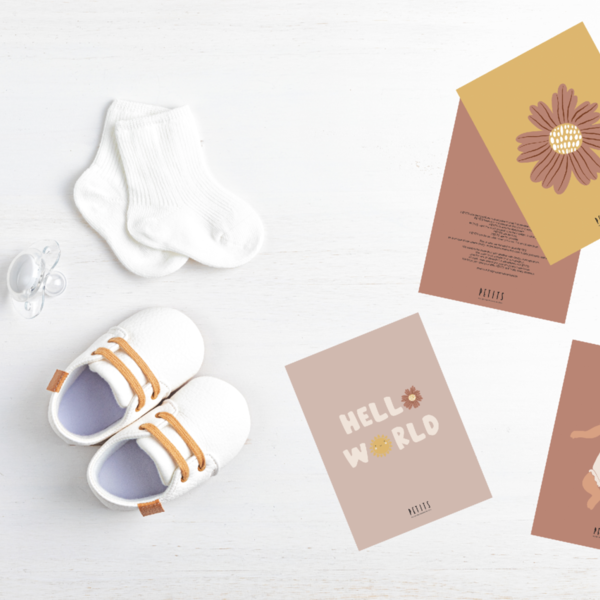 3 ευχετήριες κάρτες Α5 για νεογέννητο | βάφτιση | γενέθλια-2 - δώρα για βάπτιση, γενέθλια, κάρτα ευχών, γέννηση, ευχετήριες κάρτες - 2