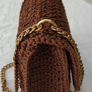 Ripple stitch bag - Πλεχτη τσάντα - ώμου, all day, πλεκτές τσάντες, μικρές, φθηνές - 3