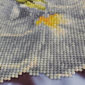 Καμβάς με αστραφτερά "Διαμαντάκια" - "Water Droplet, 38 x40,5 εκ - δώρο, διακόσμηση - 3