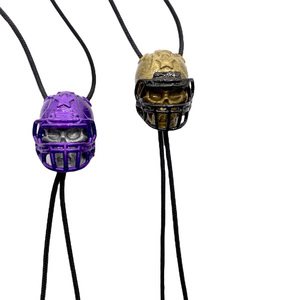 Skull Rugby κολιε Gold and Purple Edition - halloween
