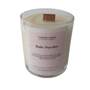 Φυτικό Αρωματικό Κερί Σόγιας – Baby Powder (Πούδρα) - αρωματικά κεριά