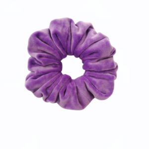 Purple Soft Velvet Scrunchies - FK Xlarge Scrunchie - λαστιχάκια μαλλιών