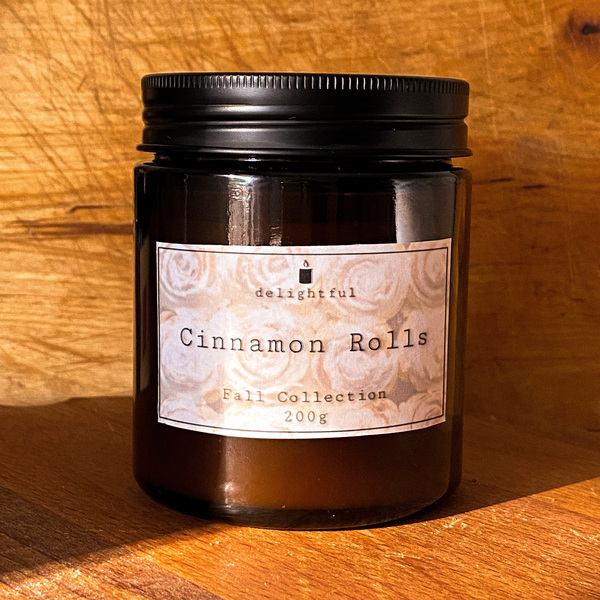 Cinnamon Rolls Αρωματικό Κερί - αρωματικά κεριά, φθινόπωρο, κεριά - 2