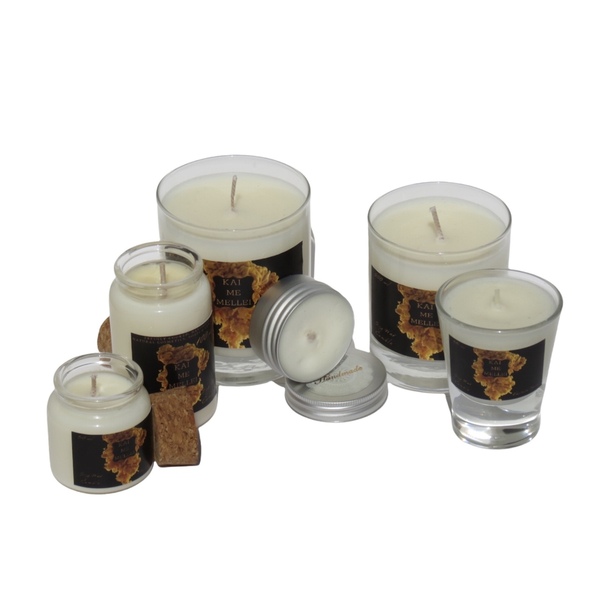 Χειροποίητο Κερί Σόγιας 30ml Βάζο Αλουμινίου Kaimemellei - αρωματικά κεριά, διακοσμητικά, κεριά, αρωματικό χώρου, κερί σόγιας - 4