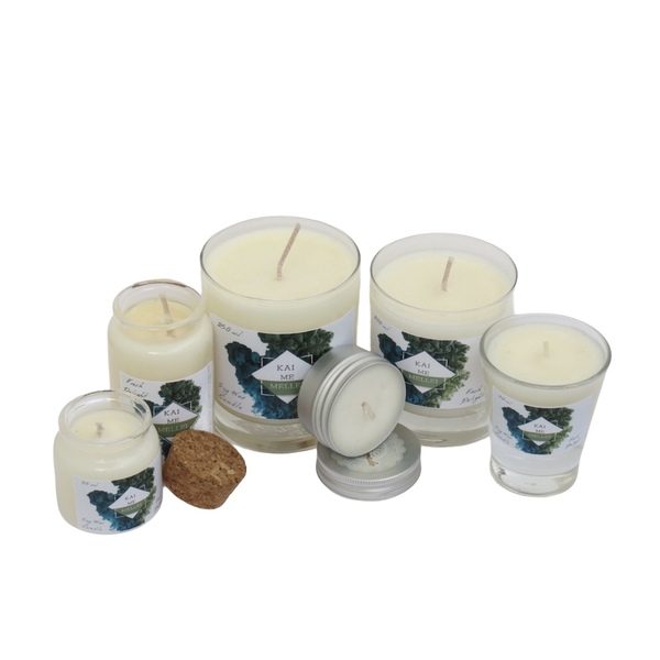 Χειροποίητο Κερί Σόγιας 250ml σειρά FreshDelight Kaimemellei - αρωματικά κεριά, διακοσμητικά, κεριά, αρωματικό χώρου, κερί σόγιας - 3
