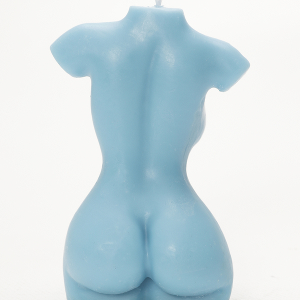 Αρωματικό Κερί Γυναικείο Σώμα - Γαλάζιο - αρωματικά κεριά - 2