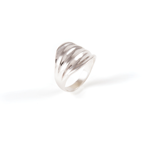 Ασημένιο δαχτυλίδι Αφθονία - ασήμι, γεωμετρικά σχέδια, boho, σταθερά, μεγάλα - 2